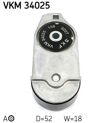 Polea tensora, correa auxiliar servicios SKF ref. VKM 34025